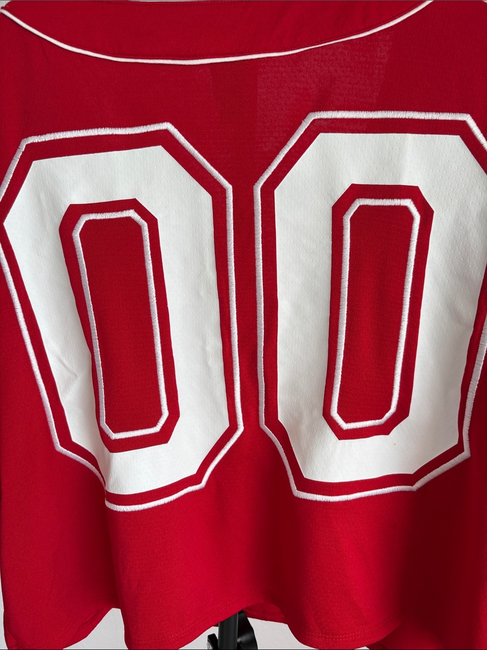 wild fable Red GAME DAY Cropped Baseball Jersey - Picture 8 of 8
